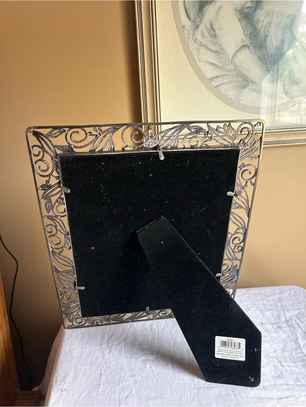 Silver Ornate Metal Photo Frame - Silver
